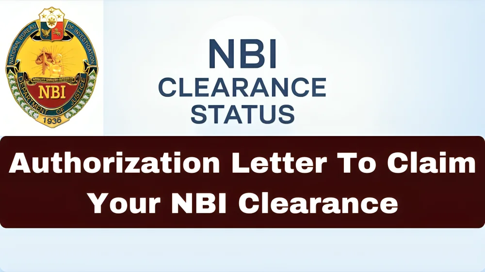 Authorization Letter To Claim Your NBI Clearance