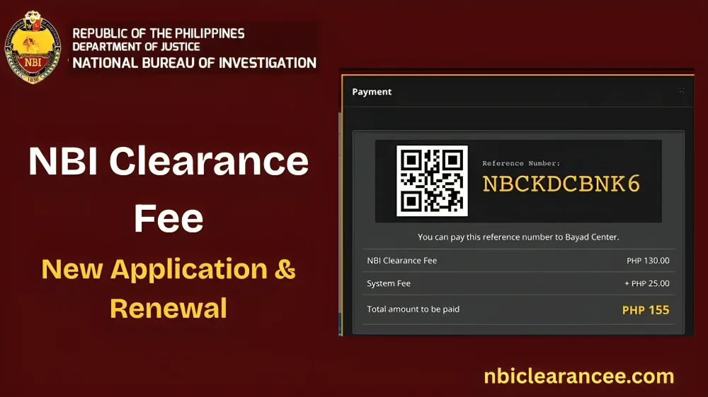 NBI Clearance Fee Breakdown (New Application & Renewal)