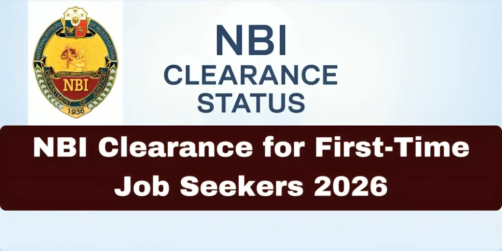 NBI Clearance for First-Time Job Seekers 2026