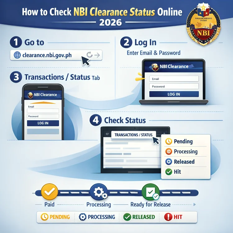 How to Check Your NBI Clearance Status Online
