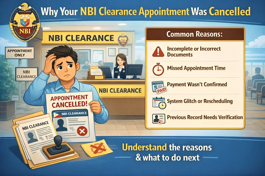 Booking appointments common issues