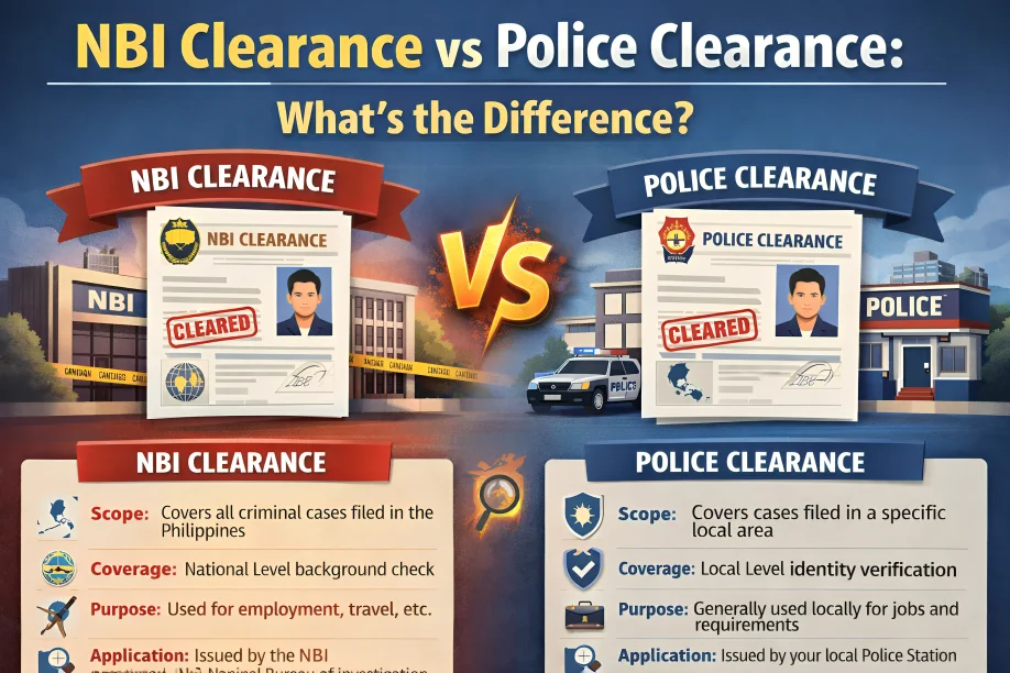 Main Differences Between NBI and Police Clearance